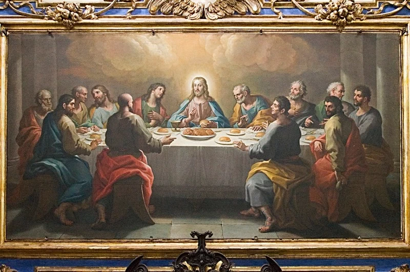 Paolo de Matteis 164 Ultima cena Basilica di Santa Maria Assunta (Castel di Sangro)
