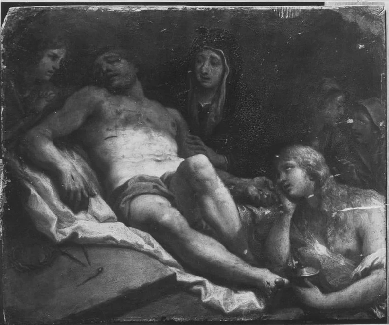 Paolo de Matteis 31 Compianto su Cristo Bavarian State Painting Collections, Monaco di Baviera