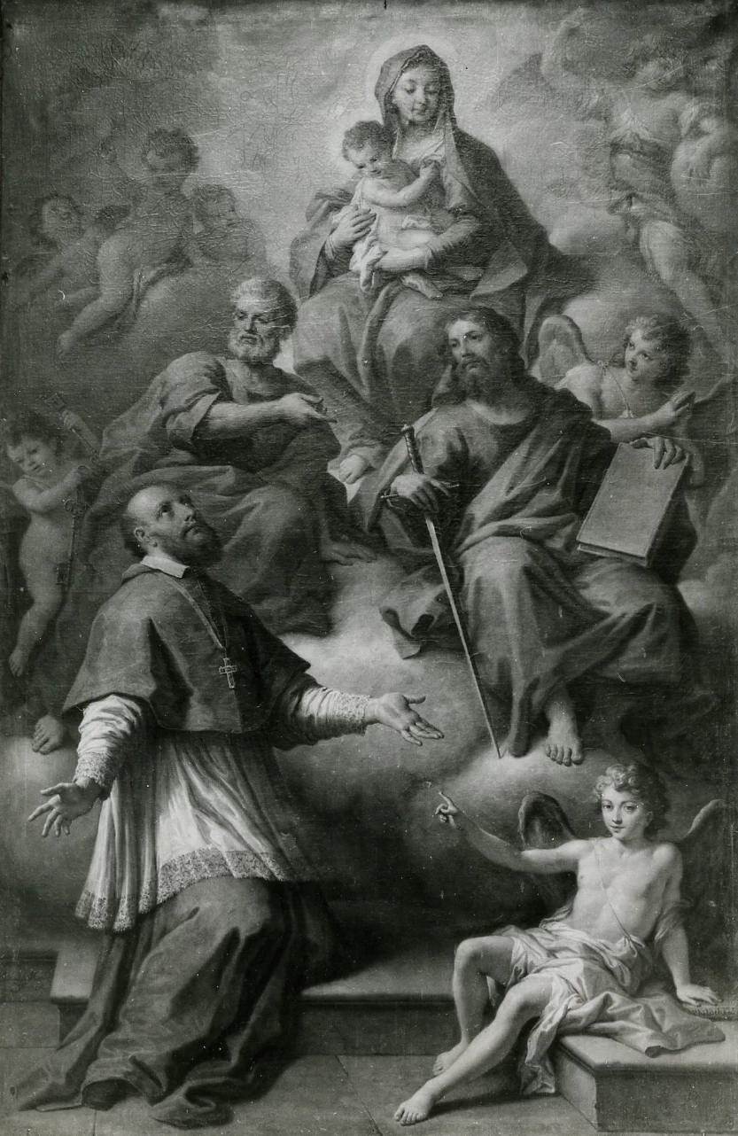 Paolo de Matteis 77 Madonna con Bambino e Santi Napoli