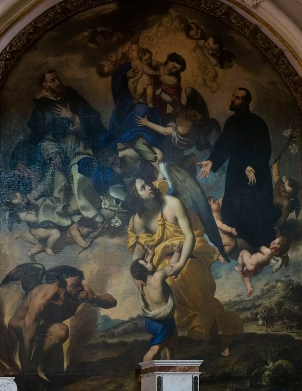 Francesco de Rosa, detto Pacecco 98 Madonna co Bambino e santi