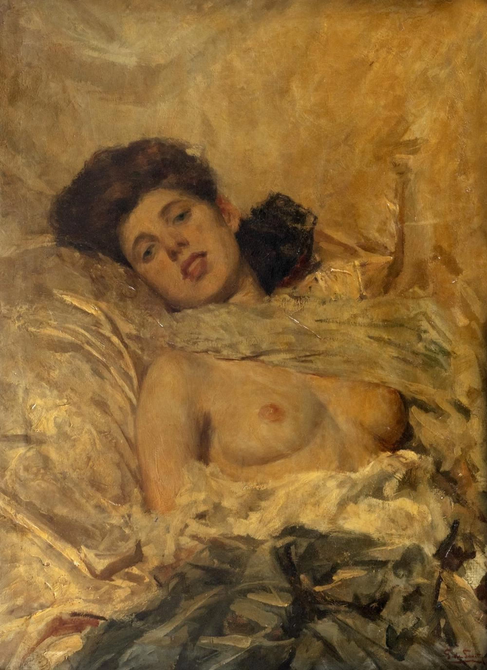 Giuseppe De Sanctis Donna nuda