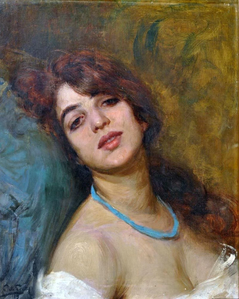 Giuseppe De Sanctis Figura femminile