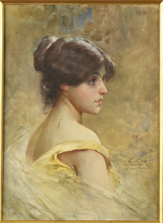 Giuseppe De Sanctis Giovane donna