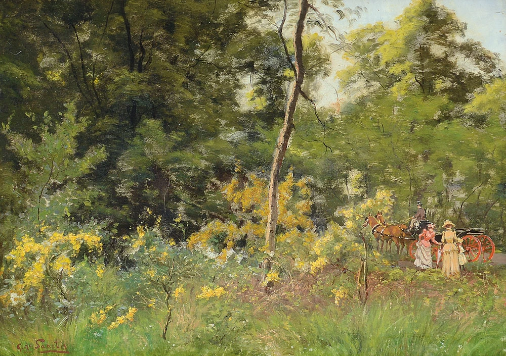 Giuseppe De Sanctis Nel bosco
