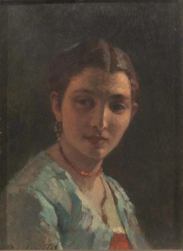 Giuseppe De Sanctis Ritratto di fanciulla 1