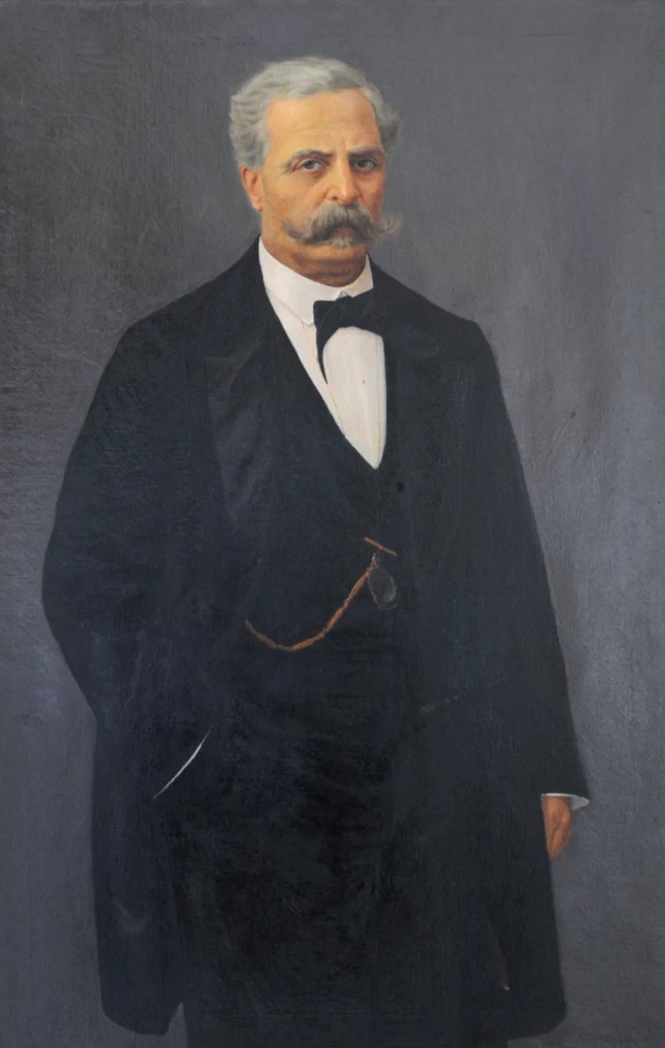 Giuseppe De Sanctis ritratto di Francesco De Sanctis da Gustavo Trillo Complesso Monumentale, Avellino