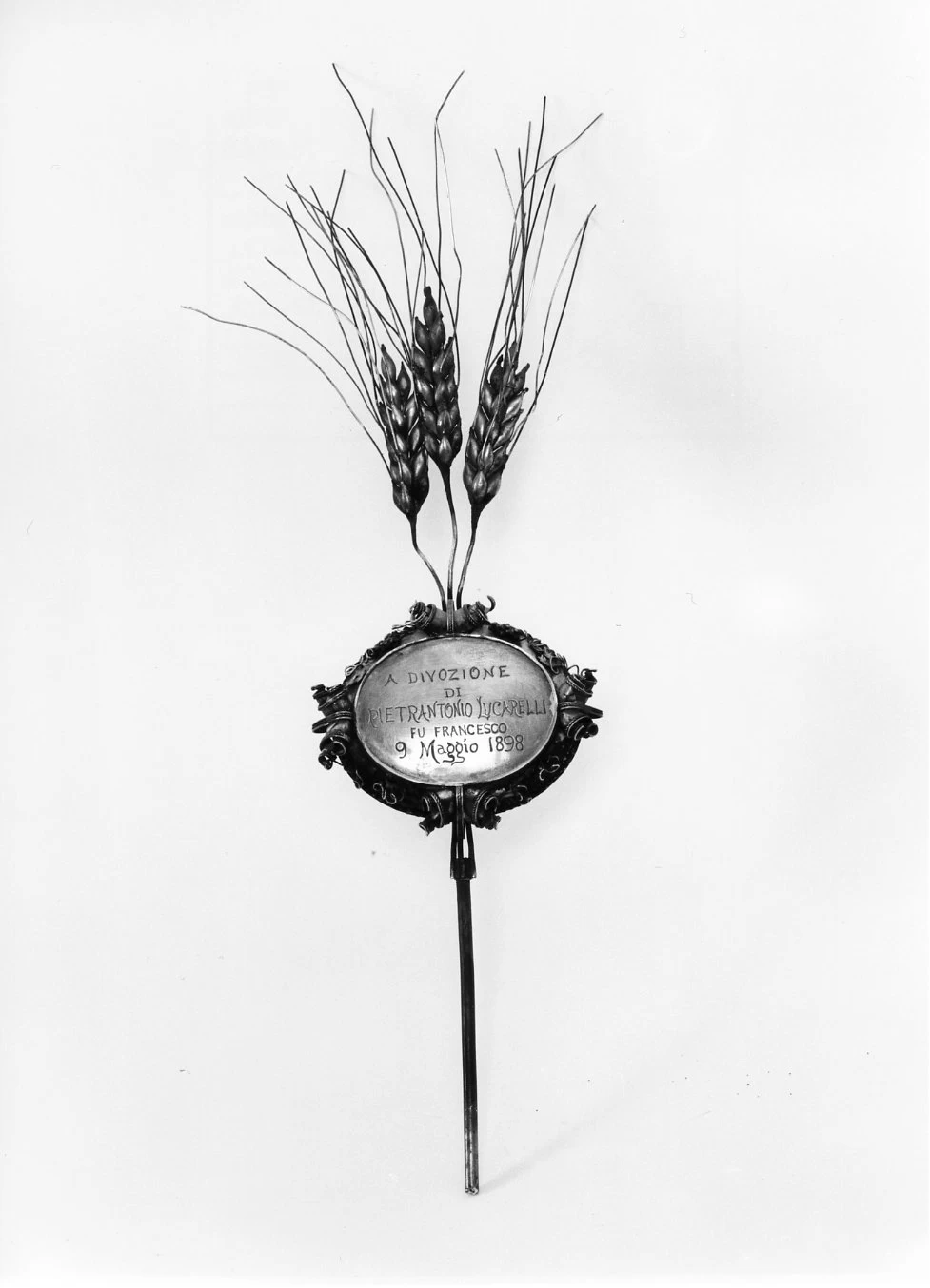 Giuseppe De Sanctis tre spighe di grano Colle D'Anchise, Campobasso attribuito