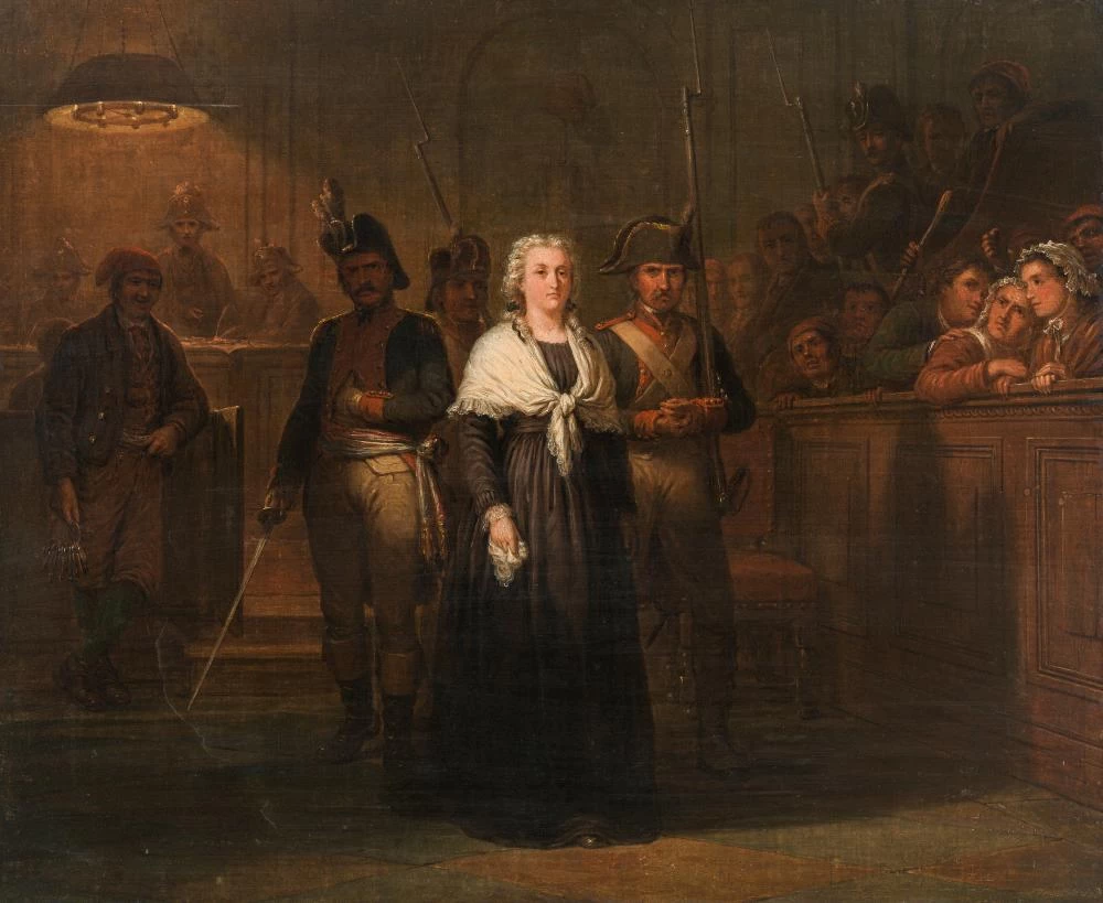 Paul Delaroche 55 Maria Antonietta davanti al tribunale rivoluzionario nel 1793