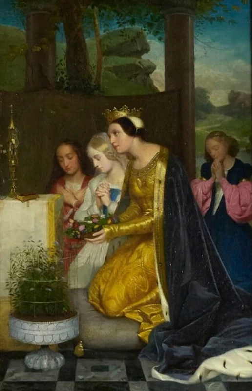 Paul Delaroche 98 Santa Amelia, regina d'Ungheria