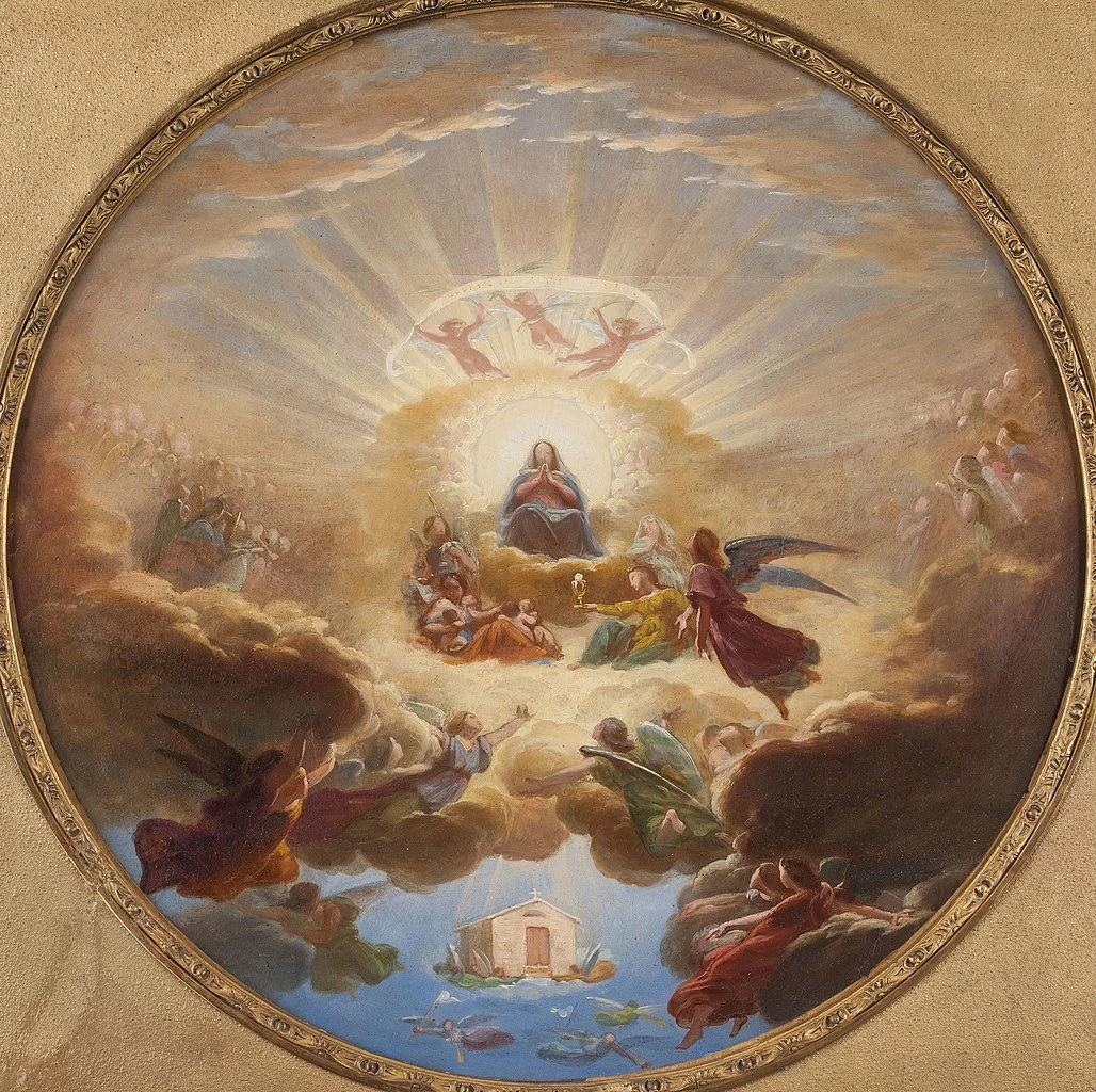 Pierre Claude François Delorme 9 La traslazione della Santa Casa da parte degli angeli Musée de la Vie romantique, Parigi