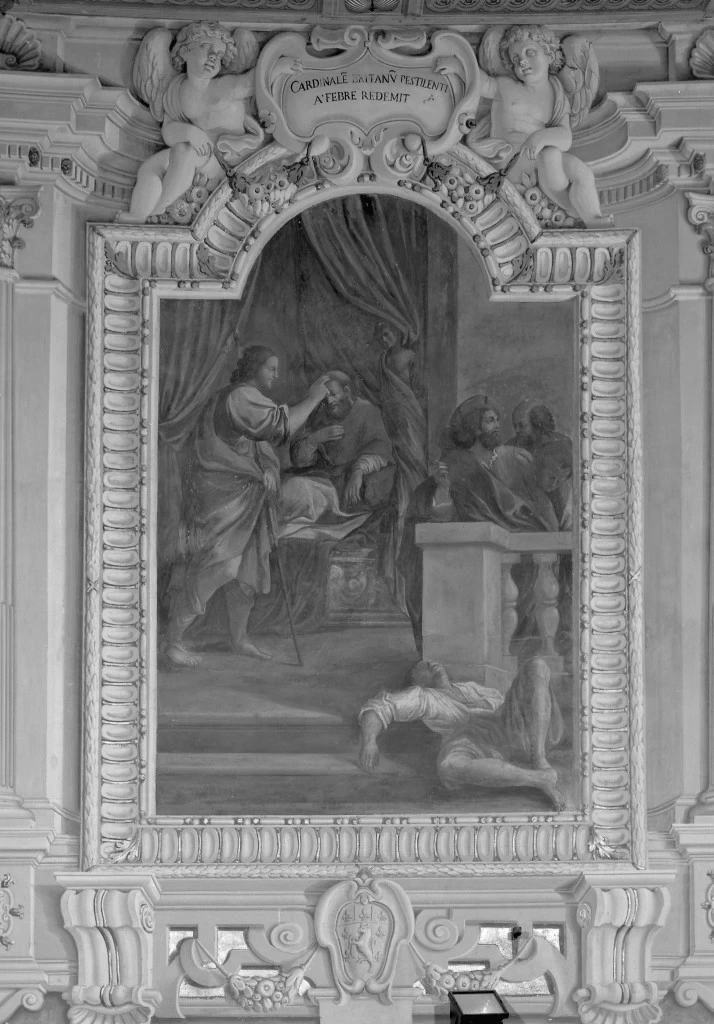 Pietro Desani 16 San Rocco risana il cardinale Britanno Bologna