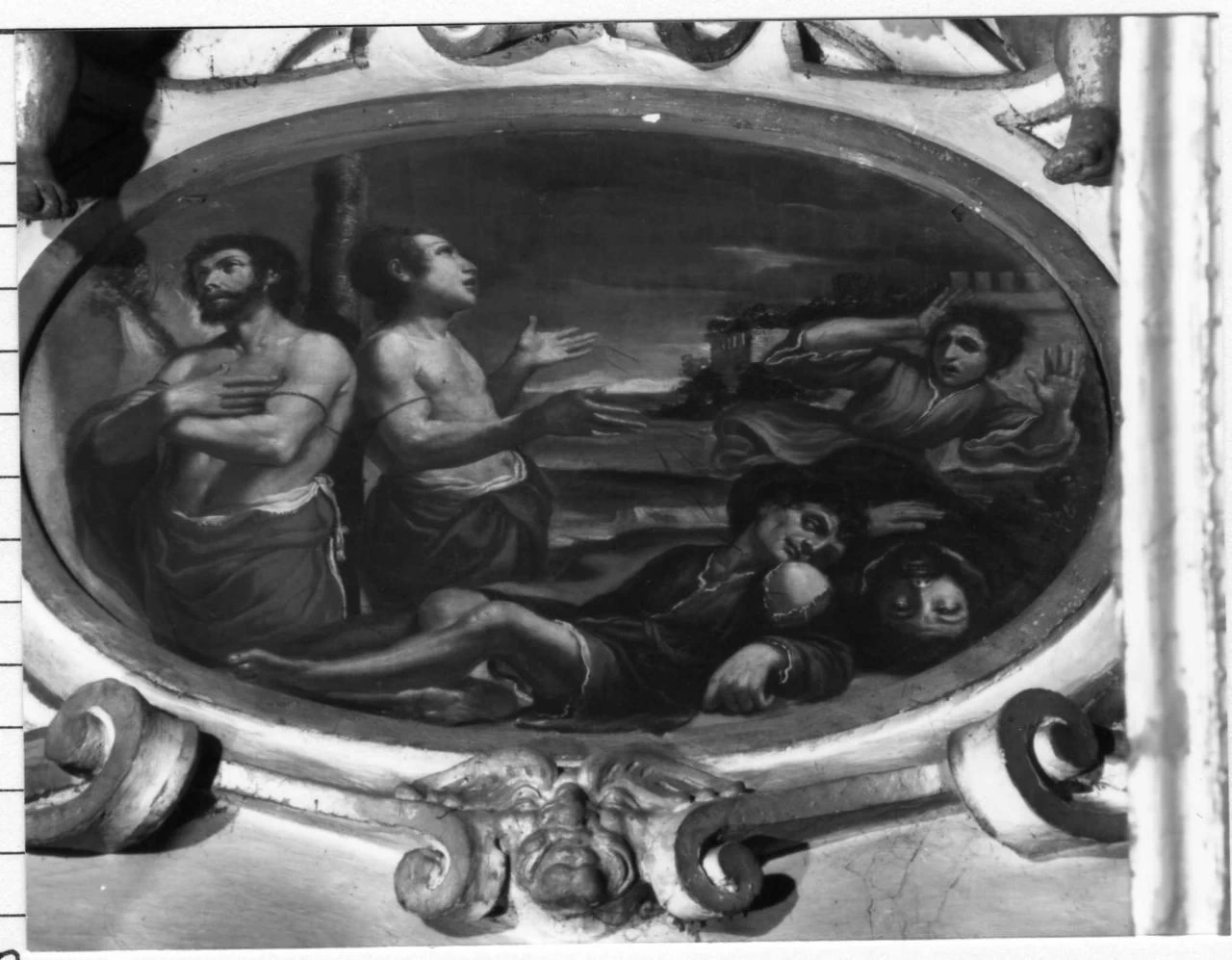 Pietro Desani 7 martirio di San Crispino e San Crispiniano Reggio Emilia