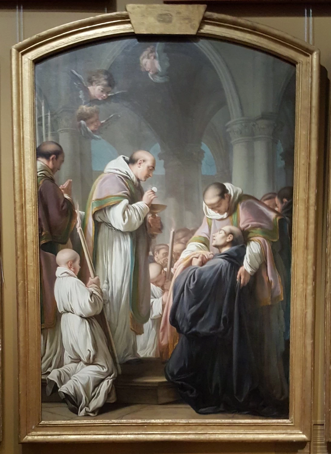 Jean Baptiste Deshays 81 San Benedetto morente riceve il viatico