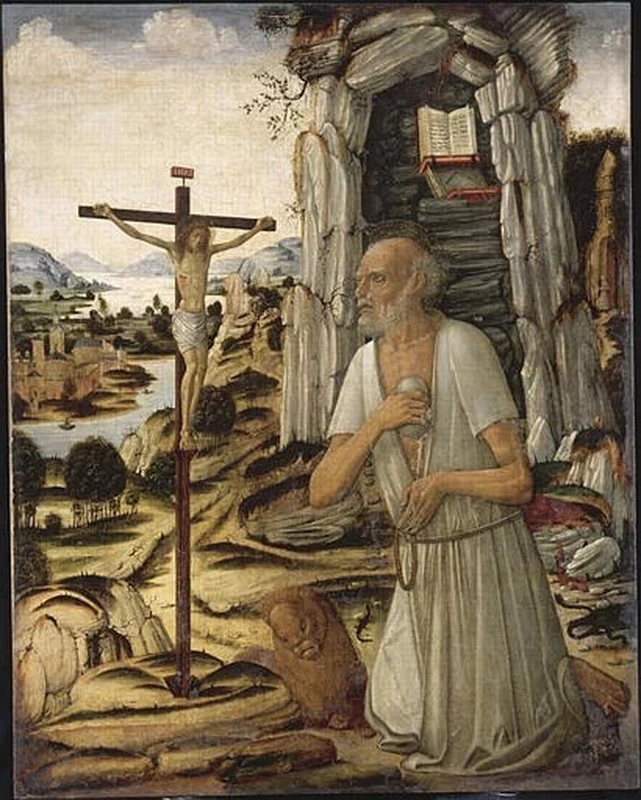 Benvenuto di Giovanni 104 San Girolamo nel deserto Musée du Petit Palais, Avignon