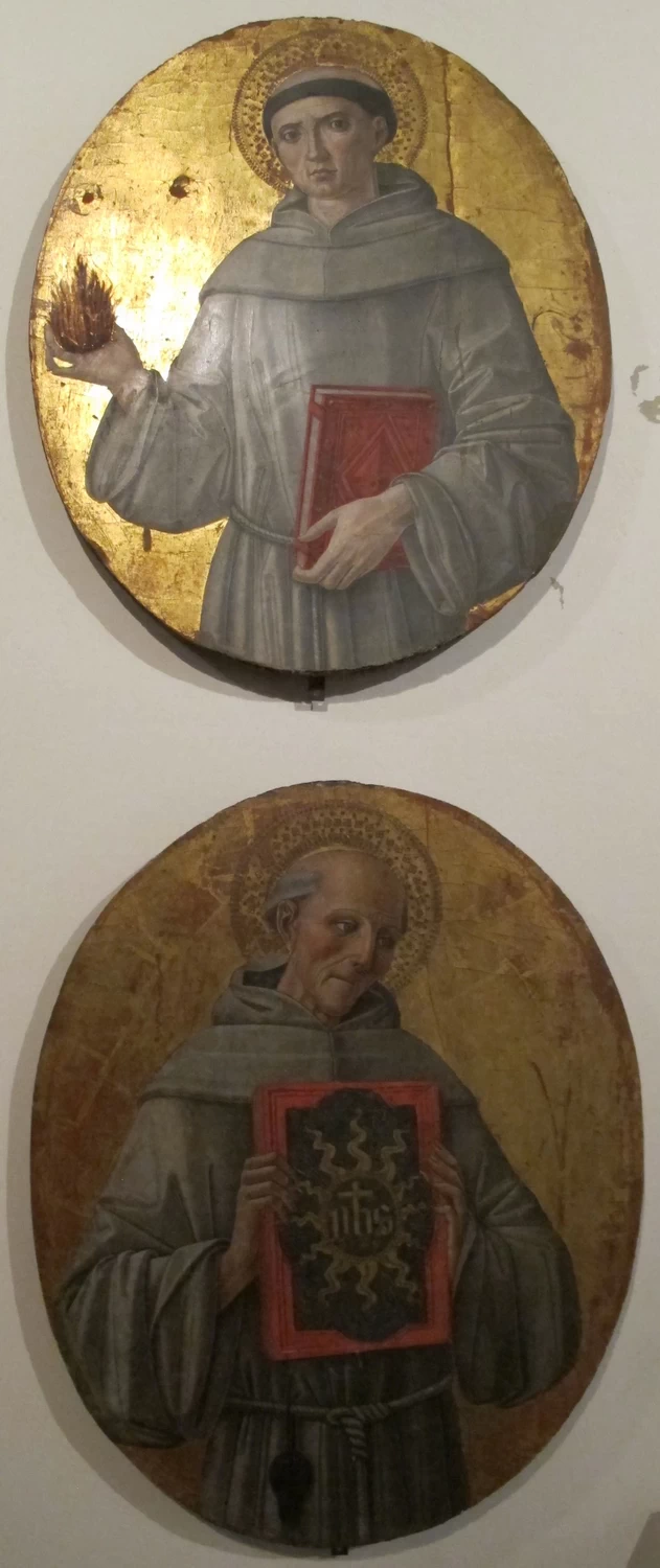 Benvenuto di Giovanni 109 Sant'Antonio da Padova e san Bernardino da Siena Pinacoteca Nazionale, Siena