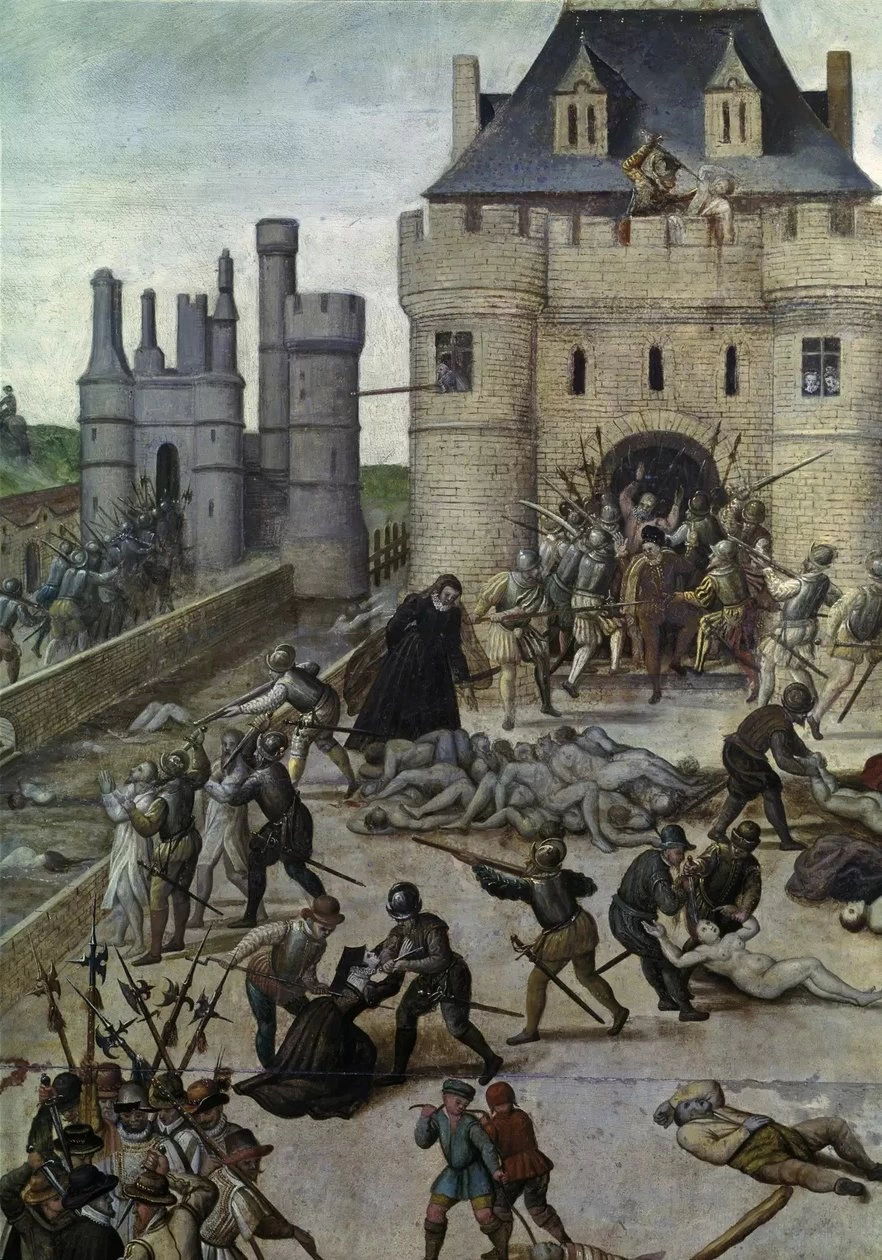 François Dubois 19 Massacro del giorno di San Bartolomeo dettaglio