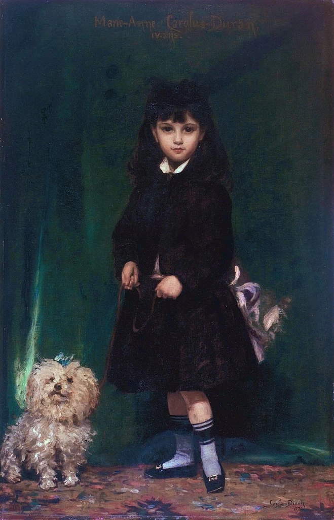Charles Émile Auguste Durand 103 Ritratto di Marie Anne Carolus Duran, la figlia dell'artista Fine Arts Museums, San Francisco
