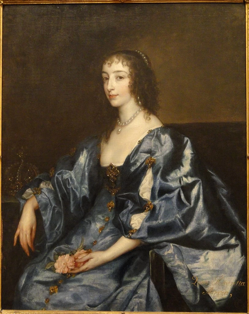 Antoon van Dyck 527 Ritratto di Henrietta Maria, regina d'Inghilterra Museo d'arte di San Diego