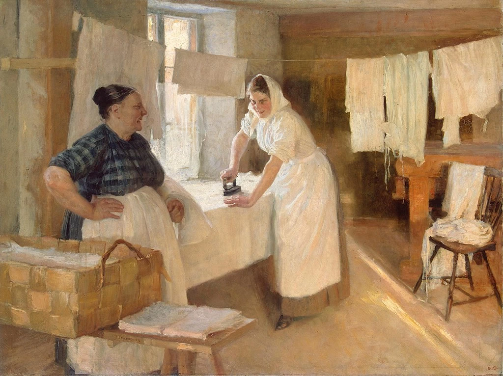 Albert Edelfelt 97 Sotto le betulle Hermitage, San Pietroburgo