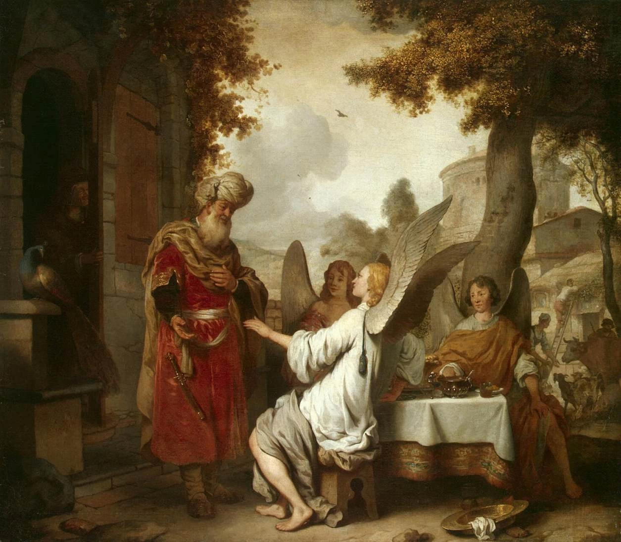Gerbrand van den Eeckhout 1 Abramo e i tre angeli Hermitage, San Pietroburgo
