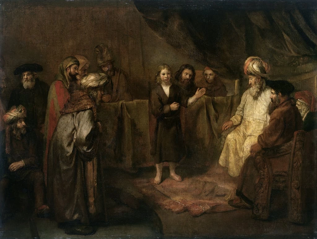 Gerbrand van den Eeckhout 19 Gesù nel Tempio Hamburger Kunsthalle, Hamburg,