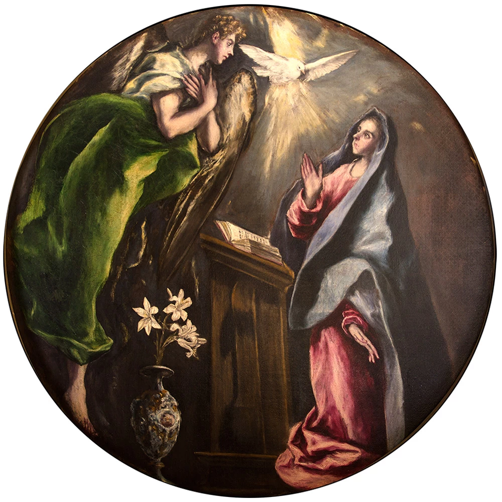 El Greco 134 Annunciazione Santuario de la Virgen de la Caridad de Illescas