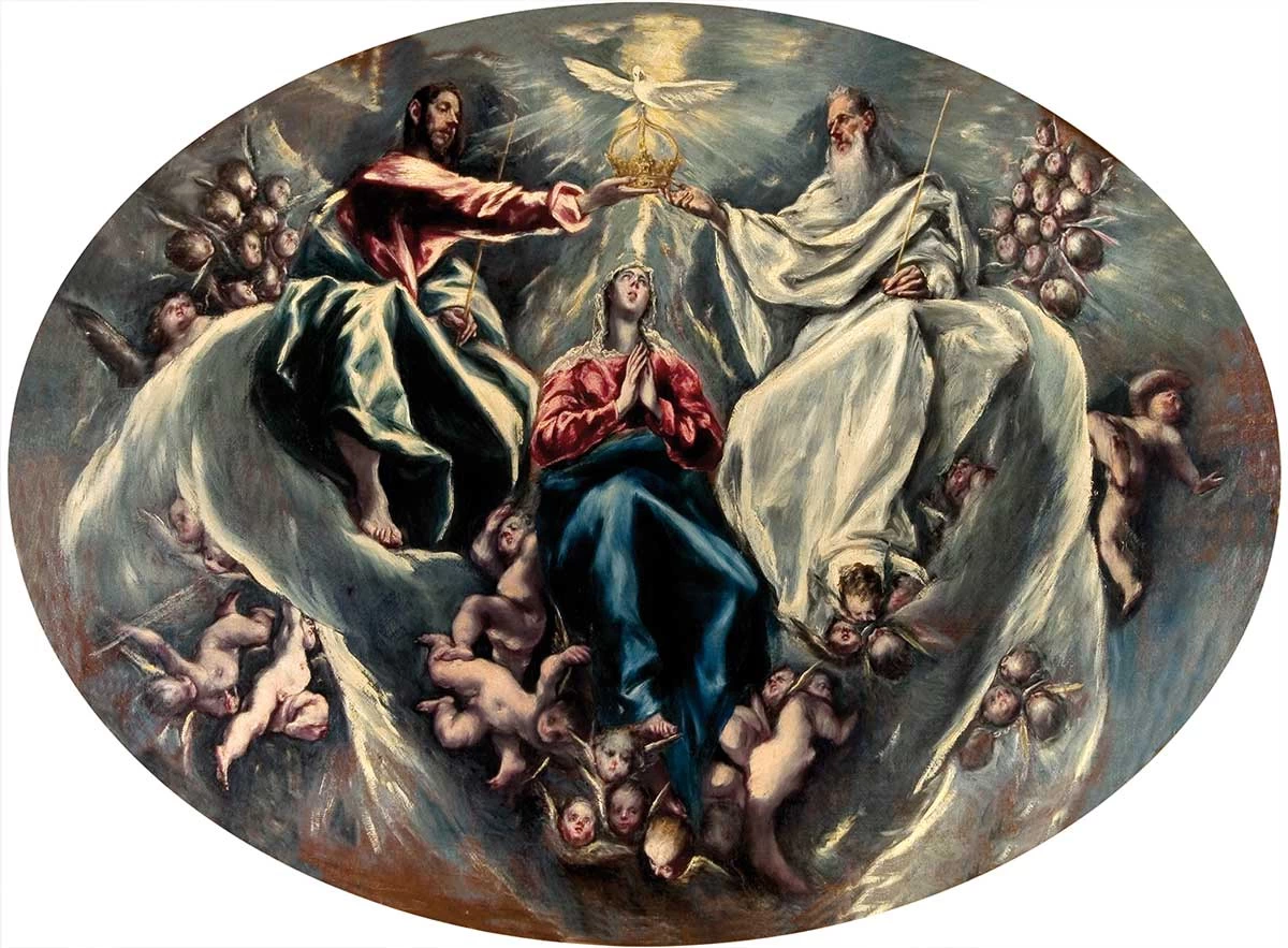 El Greco 159 Incoronazione della Vergine Santuario de la Virgen de la Caridad de Illescas
