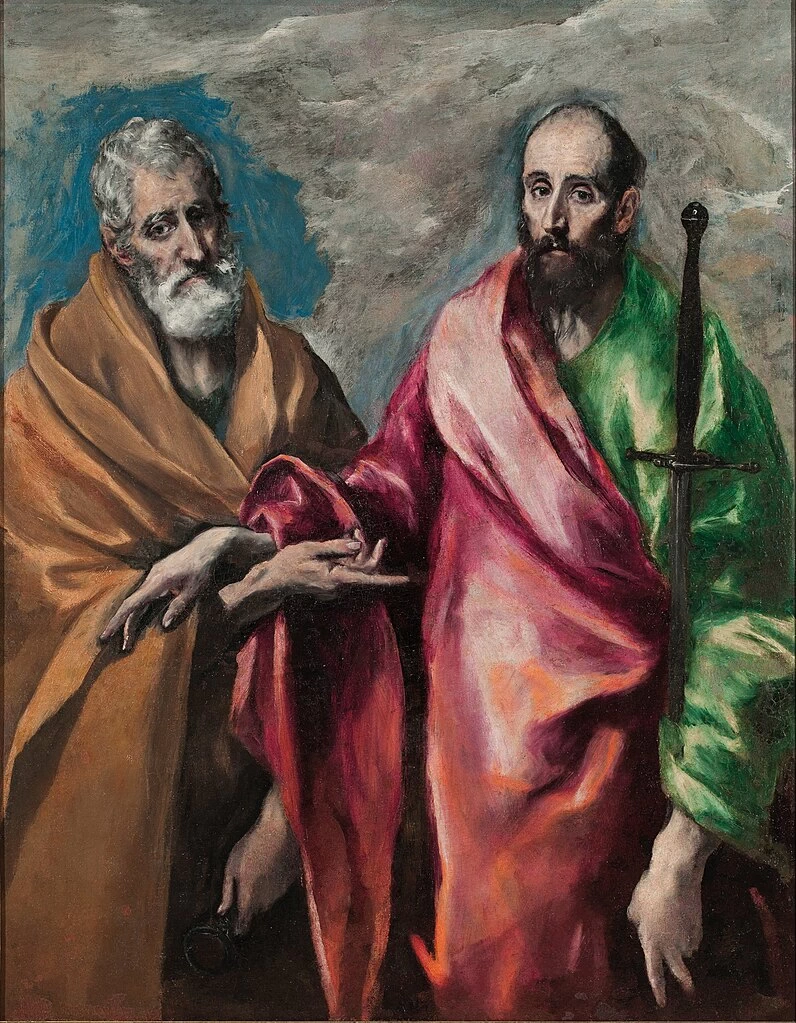 El Greco 248 San Pietro e Paolo Museu Nacional d'Art de Catalunya, Barcellona