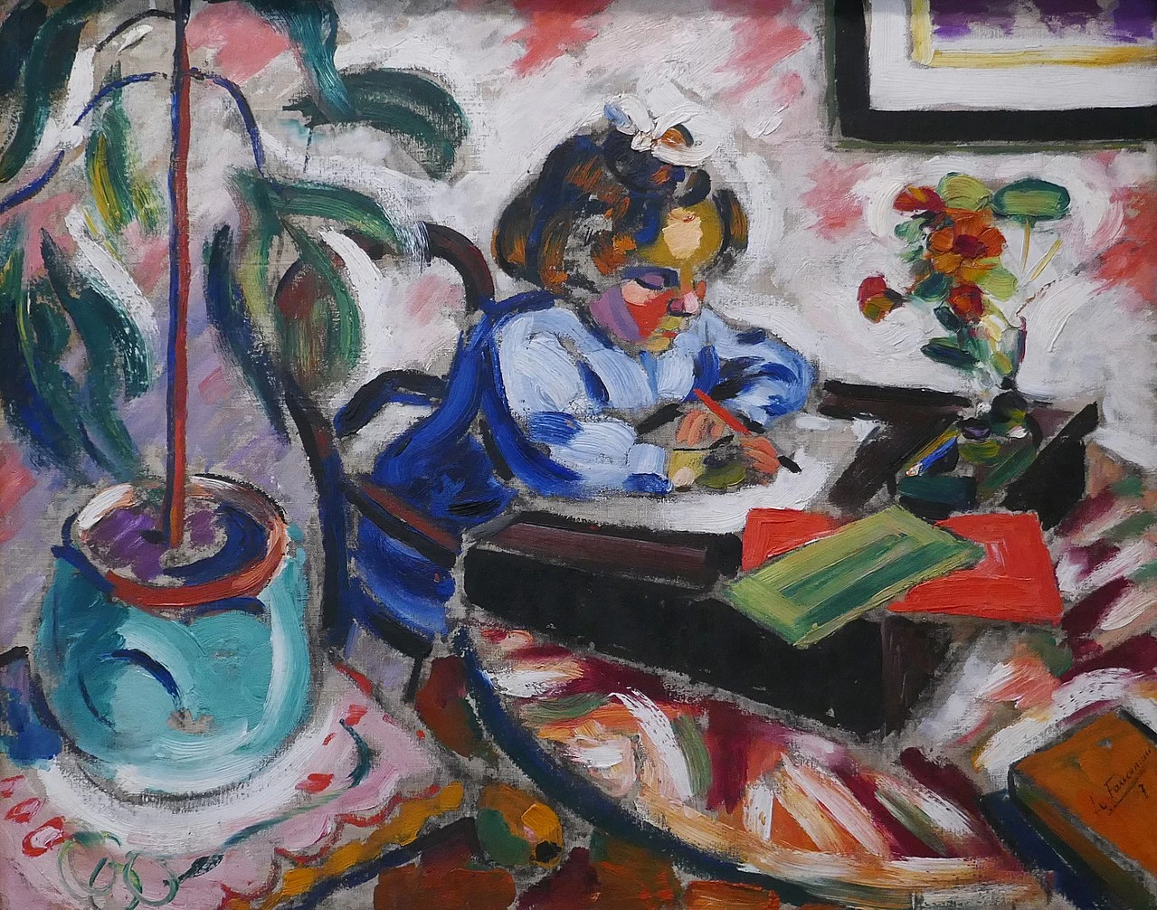 Henri Le Fauconnier 29 Piccola scolaretta Hermitage, San Pietroburgo