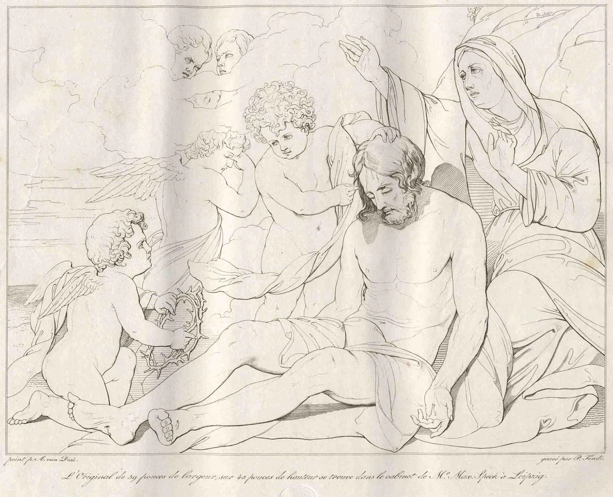 Peter Fendi 78 Il lamento sul corpo di Cristo Museum der bildenden Künste, Lipsia