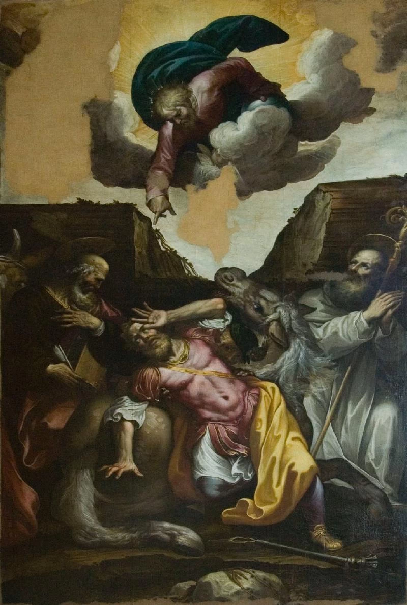 Tela con San Paolo, Luce a Egidio