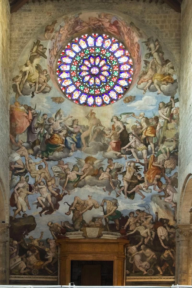 Affresco raffigurante il Giudizio Universale