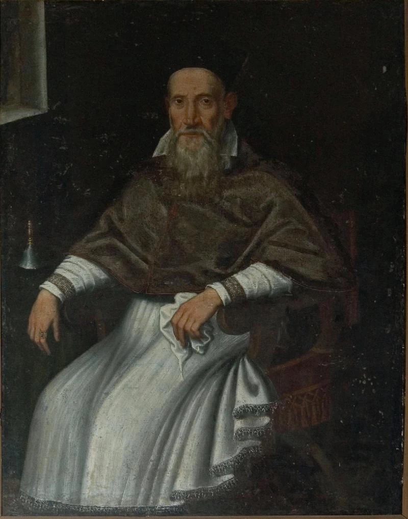 Tela con Vescovo Angelo Cesi