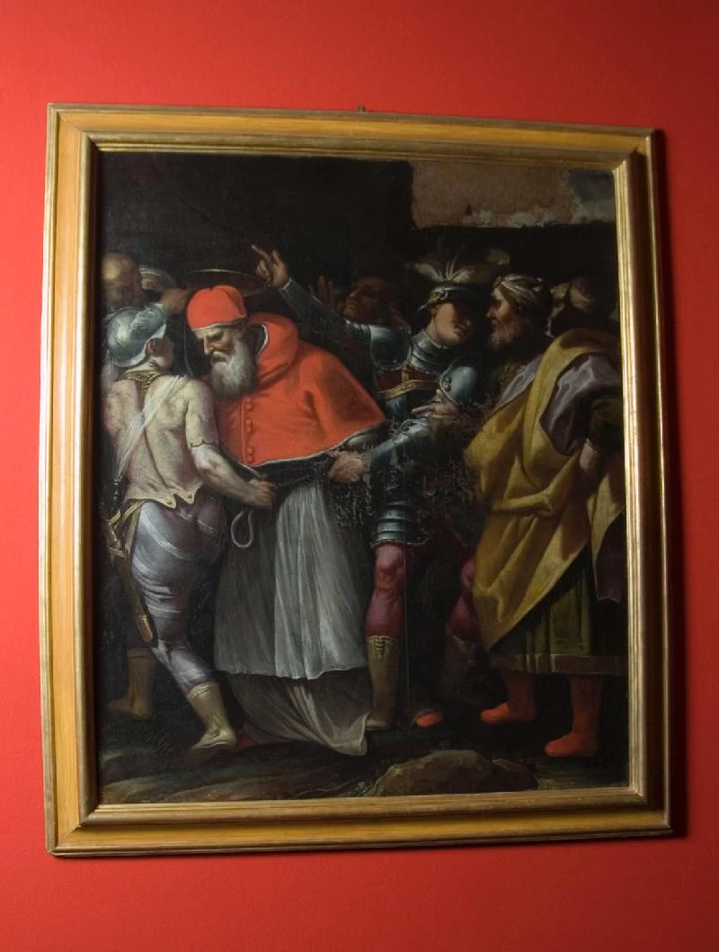 Tela con la cattura di San Martino I Papa