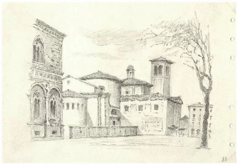 Arturo Ferrari 121 P.za S. Ulderico, S. Nazzaro e Ca' Granda Palazzo Morando Costume Moda Immagine, Milano