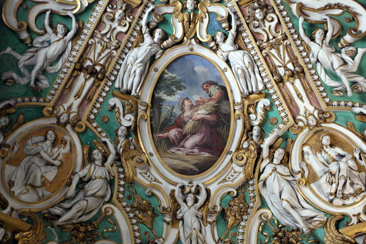 Ciro Ferri 68 Santa Maria Maggiore (Bergamo) medaglioni della volta 1