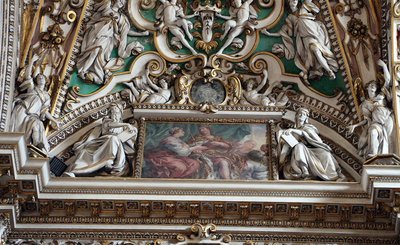 Ciro Ferri 78 Santa Maria Maggiore (Bergamo) medaglioni della volta 11