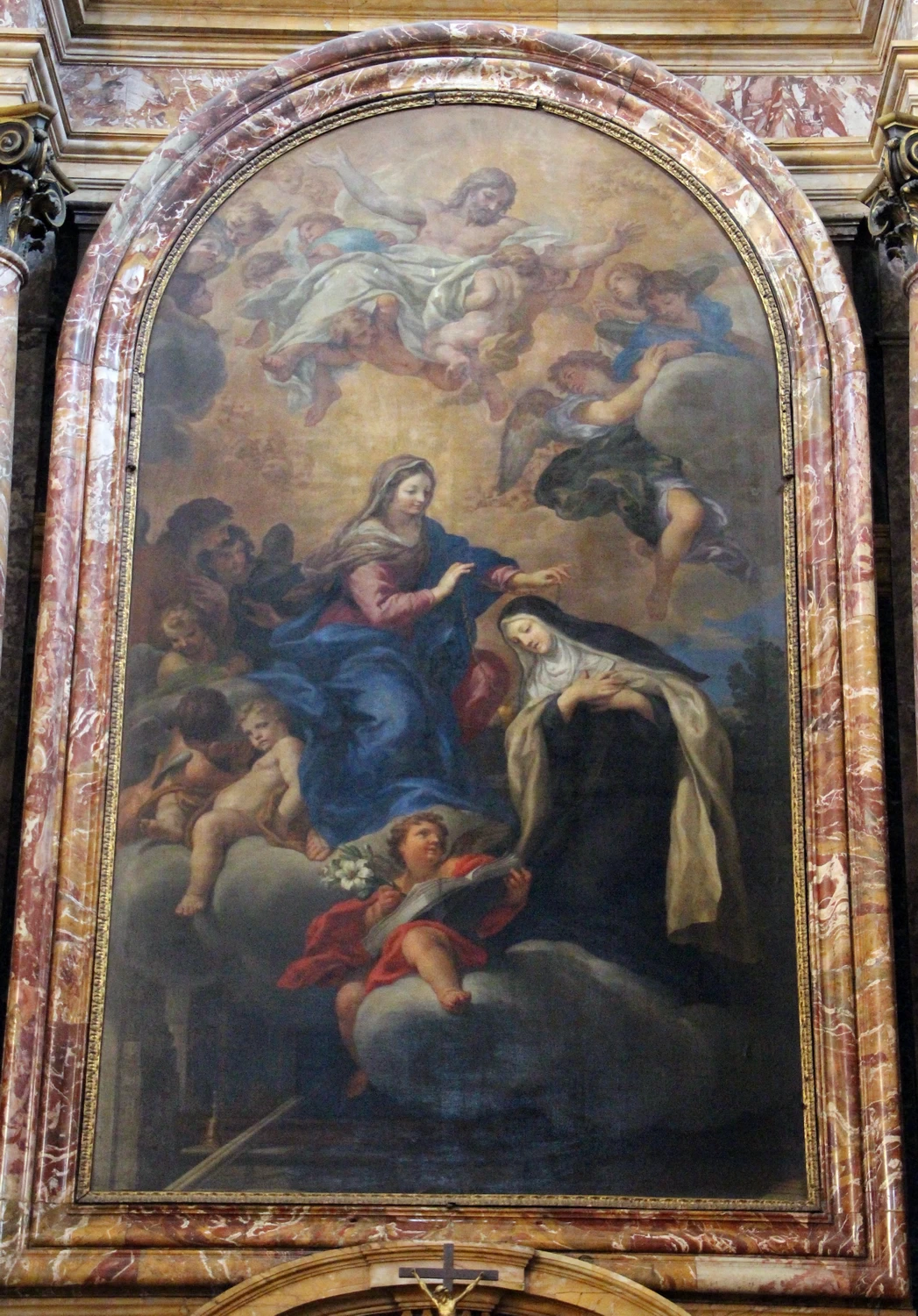 Ciro Ferri 96 Vergine e santa Maria Maddalena dei Pazzi, 1684 Santa Maria de' Pazzi, Firenze