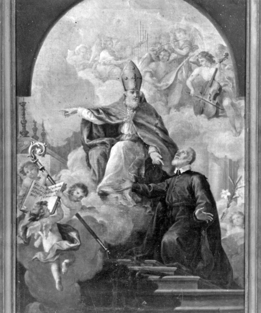 Gesualdo Francesco Ferri 7 Sa Fiorenzo accoglie san Filippo Neri Chiesa di S. Filippo Neri già S. Firenze