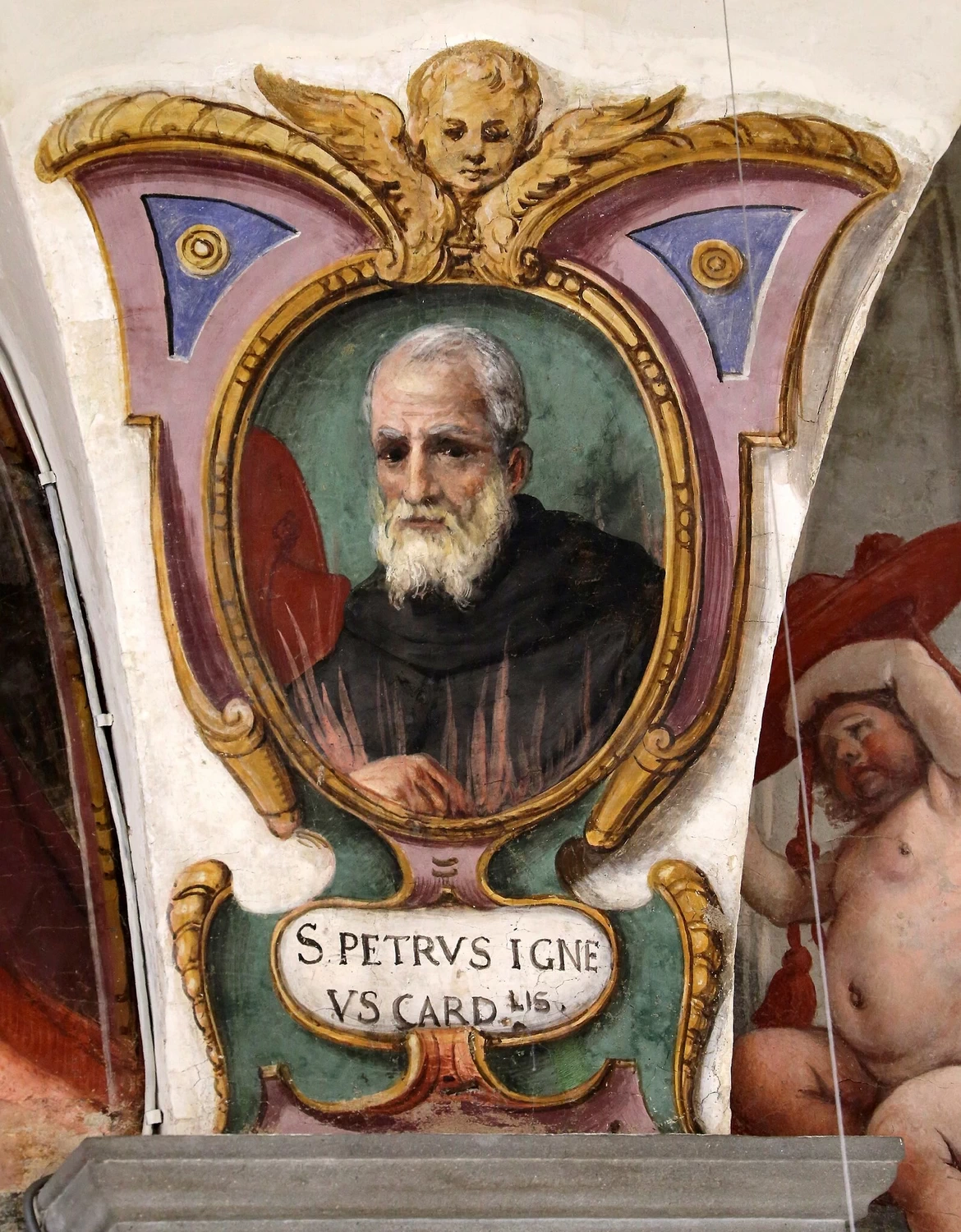 Nicodemo Ferrucci 18 san Pietro Igneo, tra putti con emblemi vallombrosani Santa Trinita (Firenze)