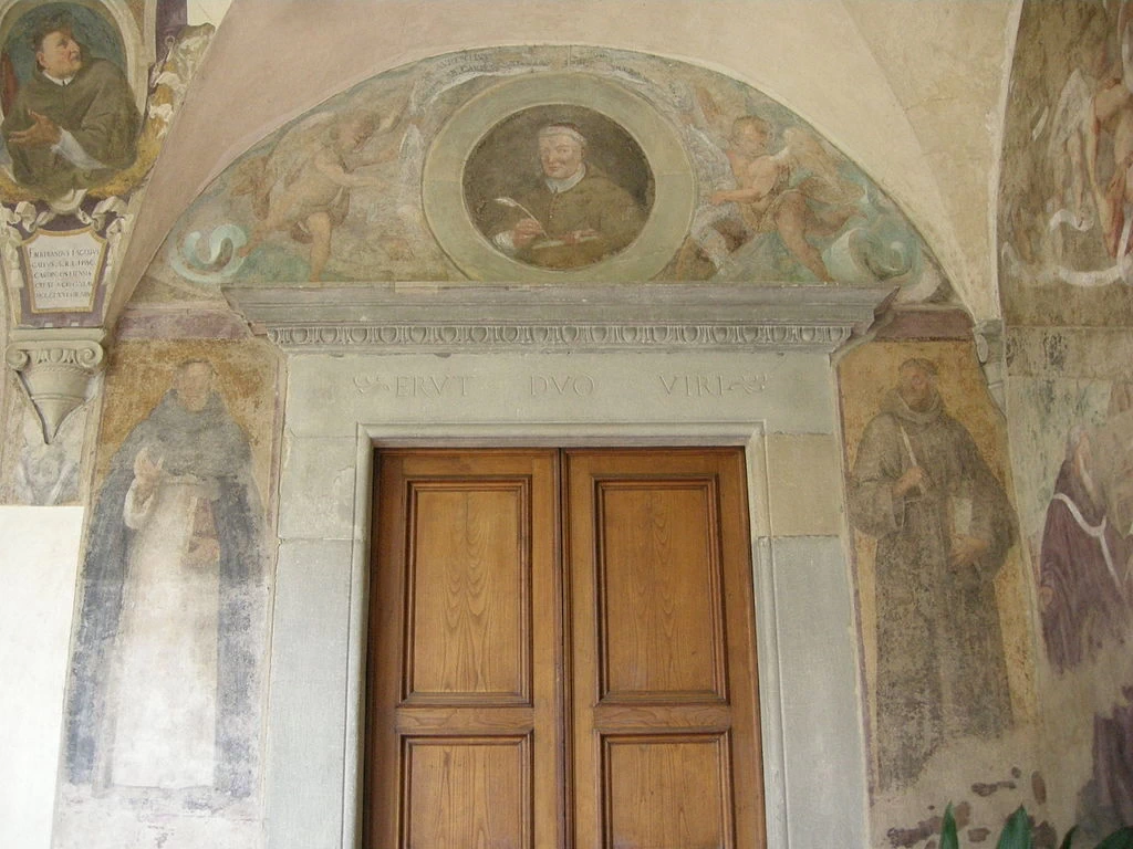 Nicodemo Ferrucci 31 Chiostro Storie di San Francesco Ognissanti (Firenze) lunetta 32