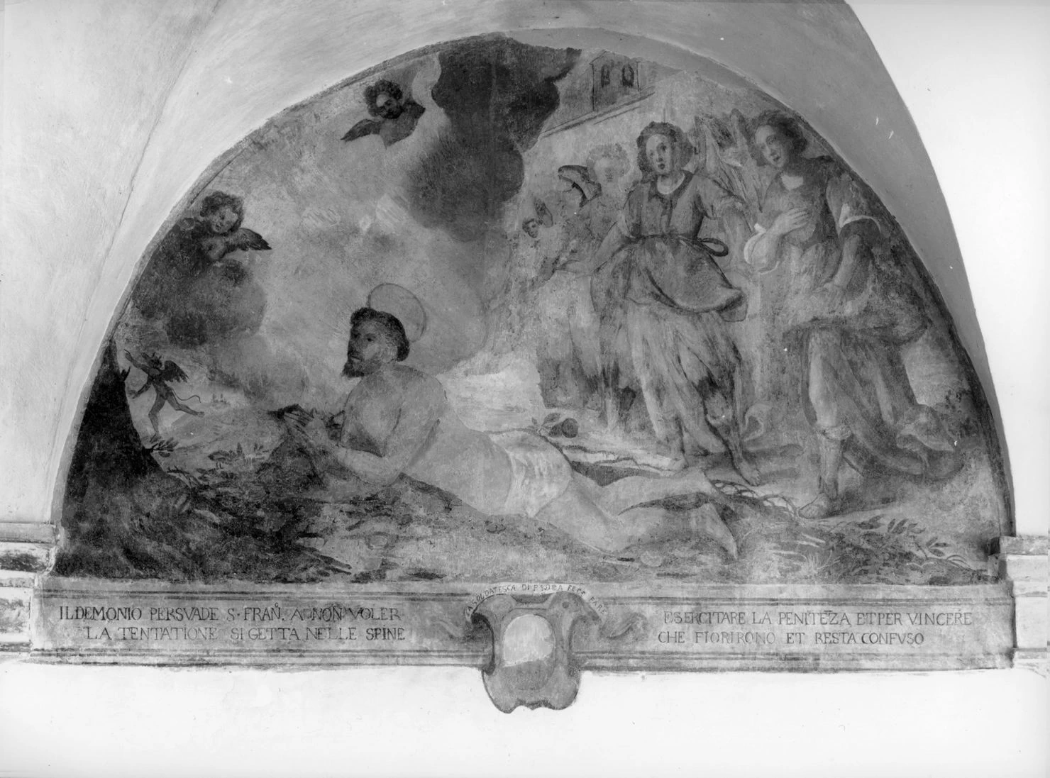 Nicodemo Ferrucci 98 tentazioni di San Francesco d'Assisi Poggibonsi, Siena