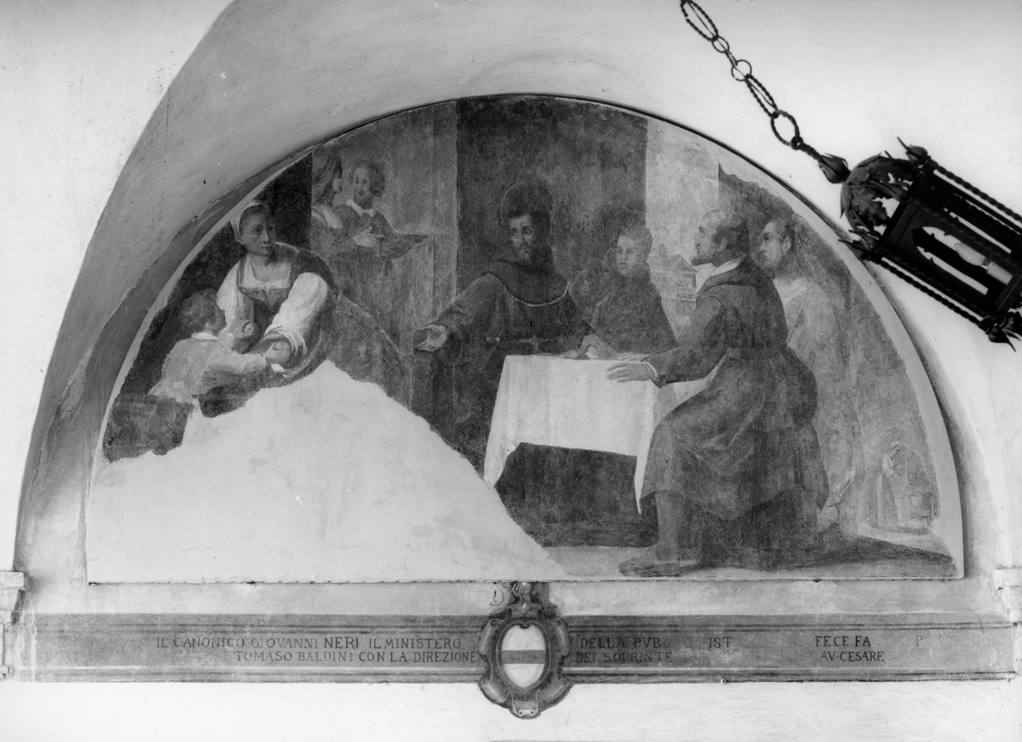 Nicodemo Ferrucci 99 miracolo di San Francesco d'Assisi Poggibonsi, Siena