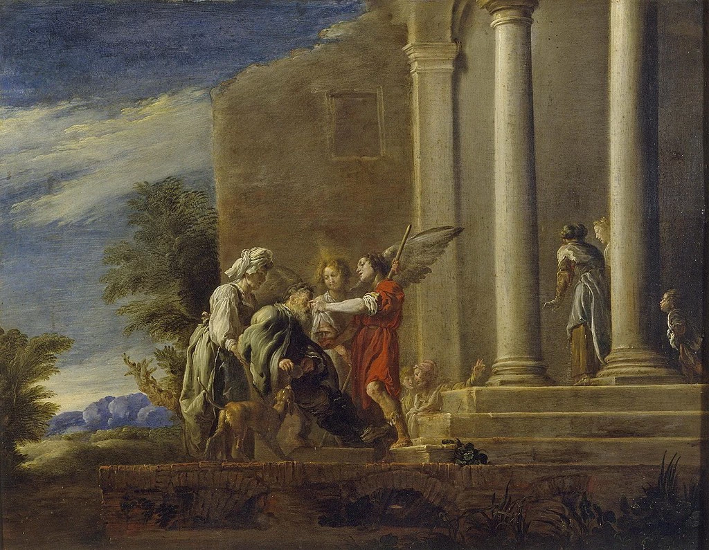 Tobia guarisce suo padre - The Hermitage, St. Petersburg