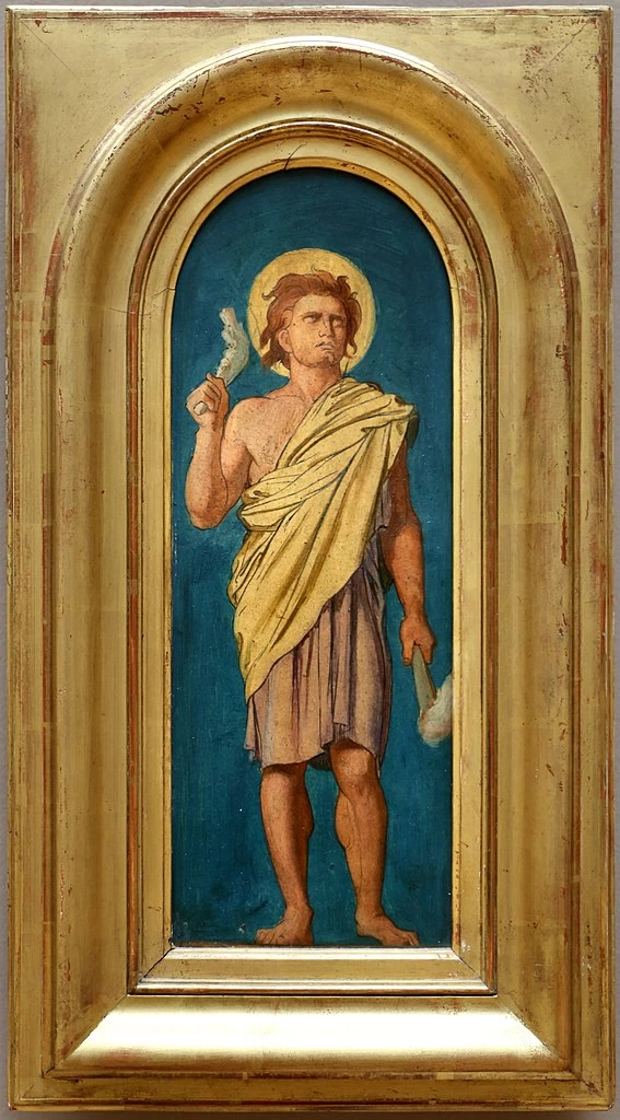 Hippolyte Flandrin 24 Il profeta Sansone, 1861
