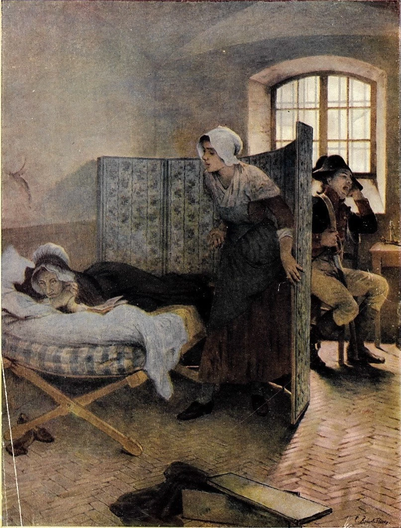 Tony Robert Fleury 42 Rosalie Lamorlière, realista, fu l'ultima serva di Maria Antonietta quando la regina era alla Conciergerie, in attesa della sua esecuzione