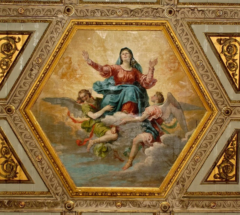Dipinto rappresentante la Madonna Assunta
