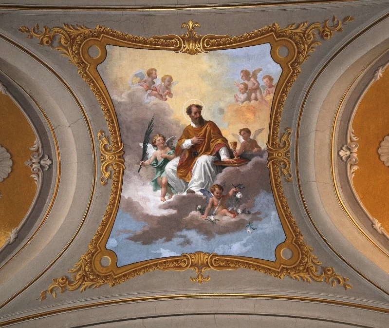 Dipinto murale con San Felice
