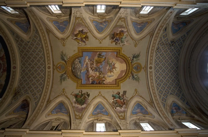 Apoteosi di Santa Firmina e i quattro evangelisti