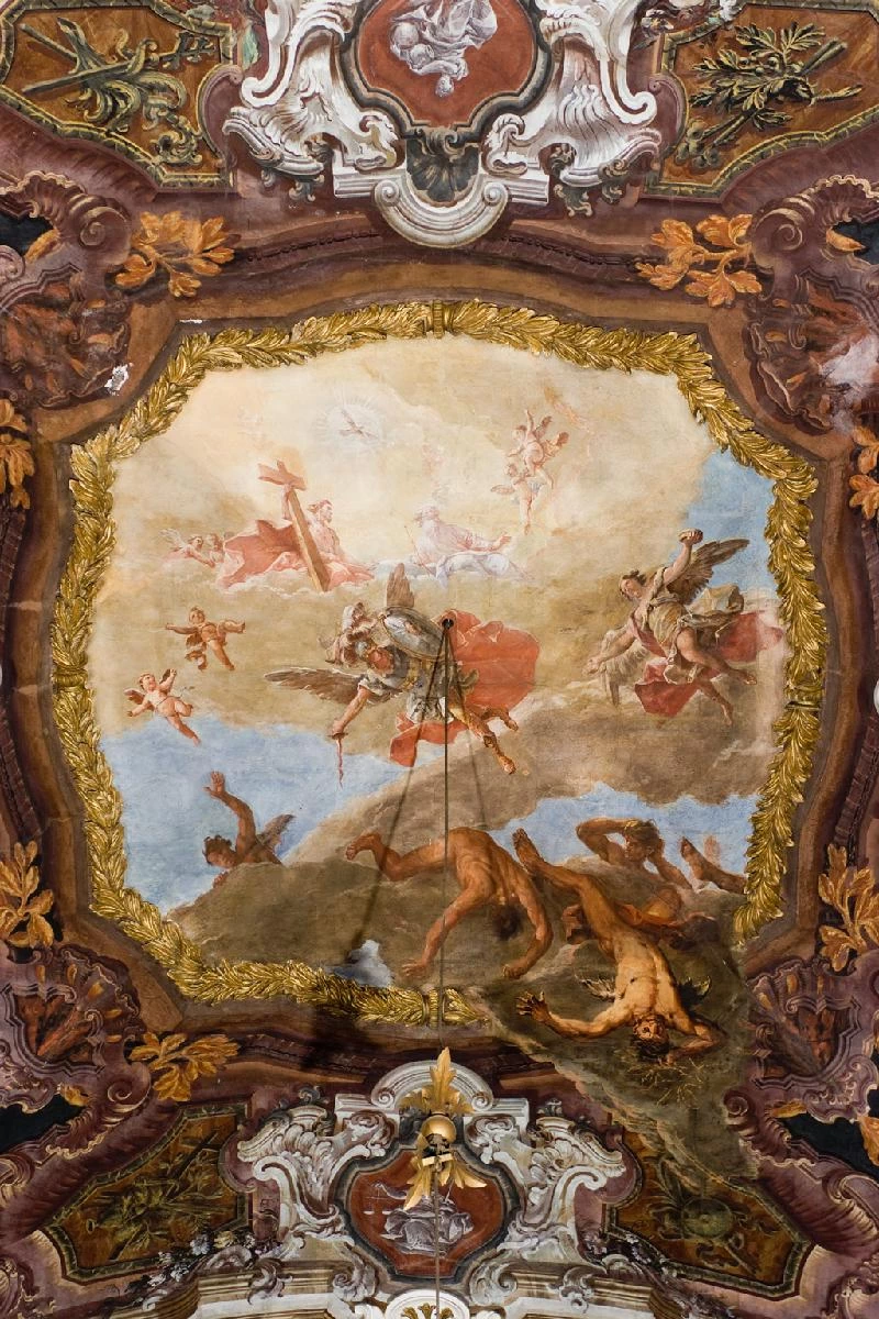 Francesco Fontebasso 221 San Michele Arcangelo scaccia gli angeli ribellib